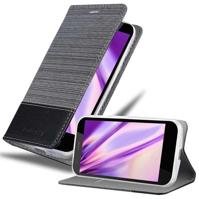 Motorola MOTO G2 Pungetui Cover Case (Grå)