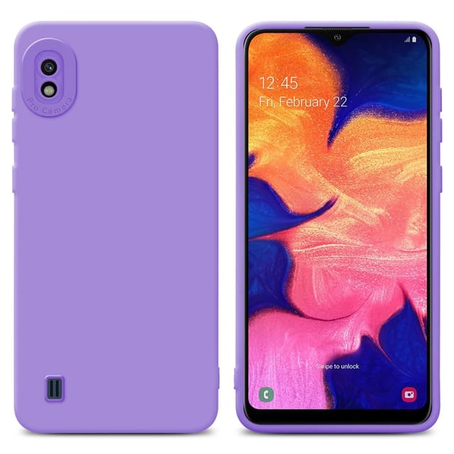 Samsung Galaxy A10 Skal Fodral Case (Lila)