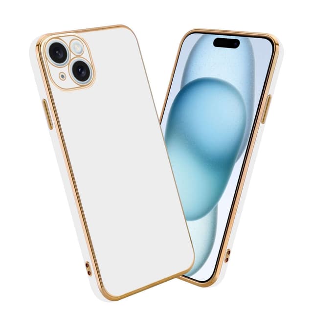 iPhone 15 PLUS Cover Etui Case (Hvid)
