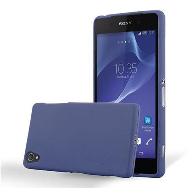 Cover Sony Xperia Z1 Etui Case (Blå)