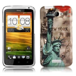 HTC ONE X / X+ Suojakuori Case Cover (Ruskea)