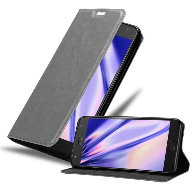 Motorola MOTO X4 lommebokdeksel case (grå)