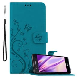 LG K8 2017 Plånboksfodral Skal (Blå)