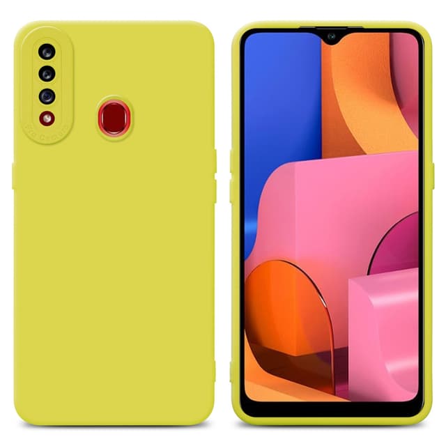 Samsung Galaxy A20s Cover Etui Case (Gul)