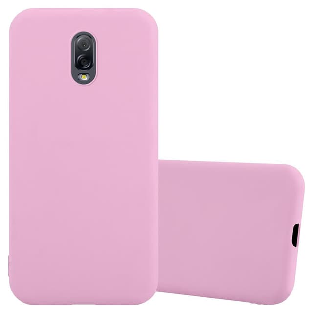Deksel Samsung Galaxy J7 PLUS / C8 Silikon cover (rosa)