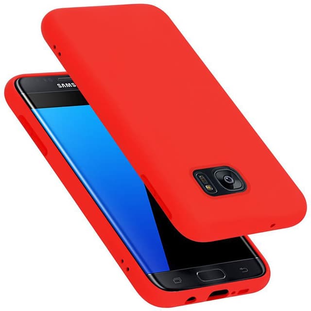 Samsung Galaxy S7 EDGE Cover Etui Case (Rød)