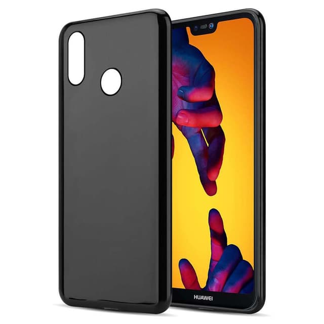 Huawei P20 LITE 2018 / NOVA 3E Skal Fodral Case (Svart)