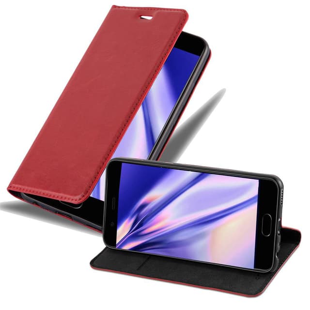 Huawei P10 Suojakuori Lompakkokotelo (Punainen)