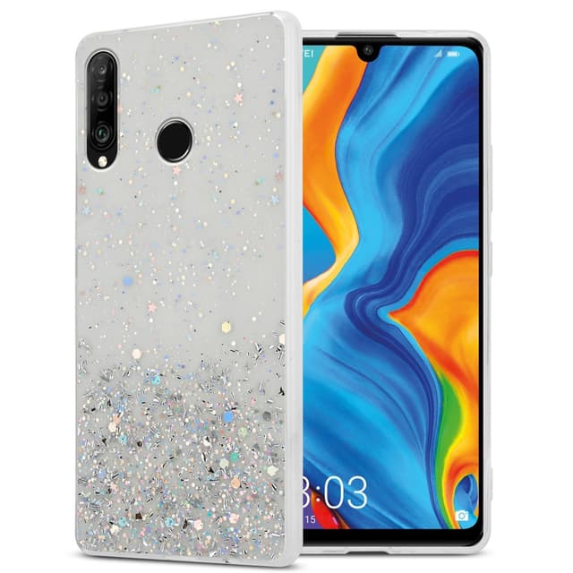 Huawei P30 LITE Suojakuori Kotelo (Läpinäkyvä)