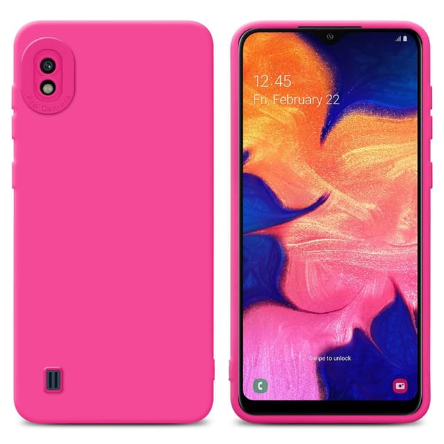 Samsung Galaxy A10 Skal Fodral Case (Rosa)
