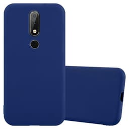 Nokia 6.1 PLUS / X6 deksel tpu case cover (blå)