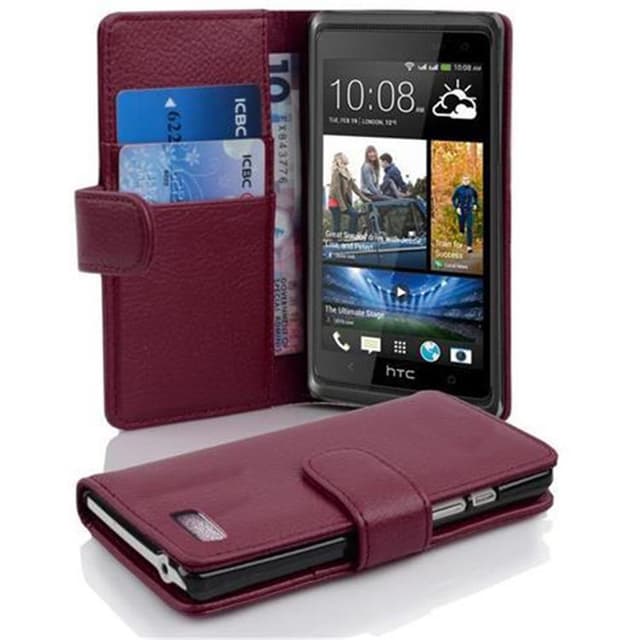 HTC Desire 600 lommebokdeksel etui (lilla)