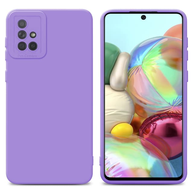 Samsung Galaxy A71 4G Skal Fodral Case (Lila)