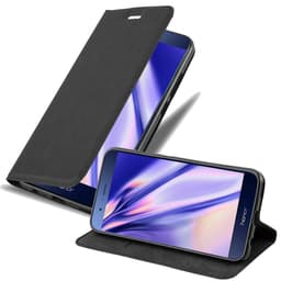 Honor 8 PRO Suojakuori Lompakkokotelo (Musta)