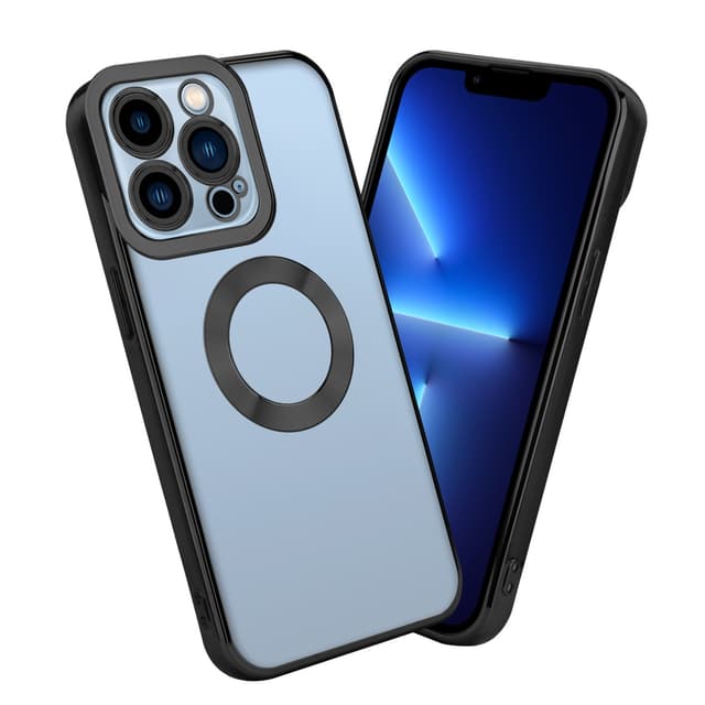iPhone 13 PRO silikondeksel Krom case (gjennomsiktig)