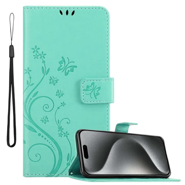 iPhone 15 PRO Pungetui Cover Case (Turkis)