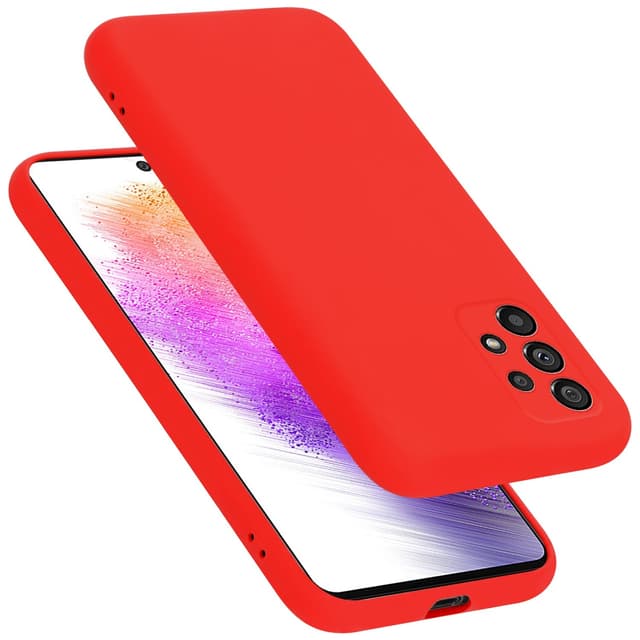 Samsung Galaxy A73 5G Suojakuori Kotelo (Punainen)