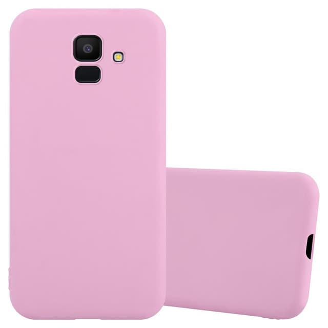 Deksel Samsung Galaxy J6 2018 Silikon cover (rosa)