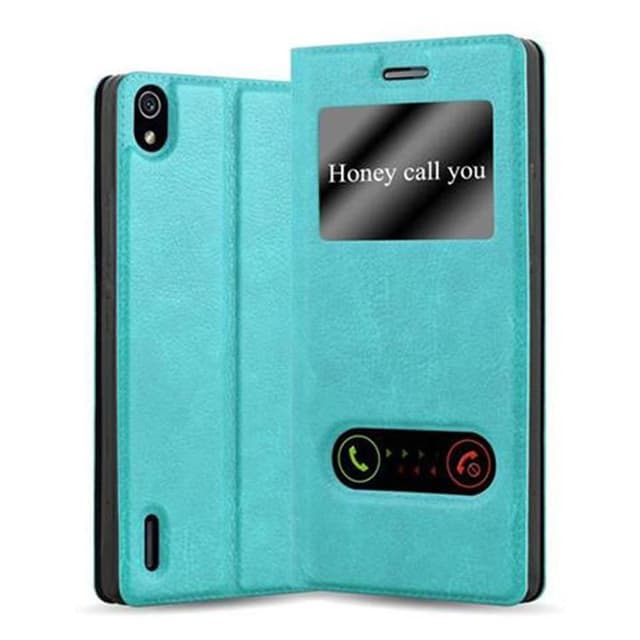 Pungetui Huawei ASCEND P7 Cover Case (Turkis)