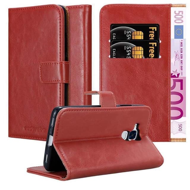 Honor 5C lommebokdeksel etui (rød)