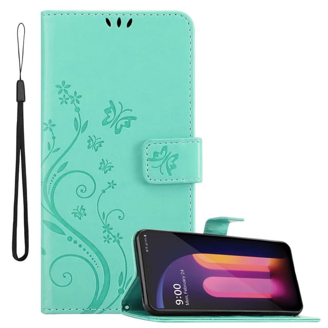 LG V60 ThinQ Pungetui Cover Case (Turkis)