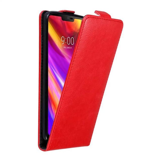 LG G7 ThinQ / FIT / ONE deksel flip cover (rød)