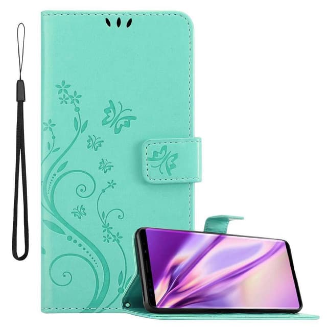 Samsung Galaxy NOTE 9 Plånboksfodral Skal (Turkos)