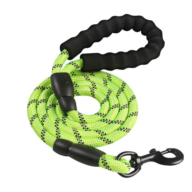 Nylon hundesnor med 1,5 meter (grøn)