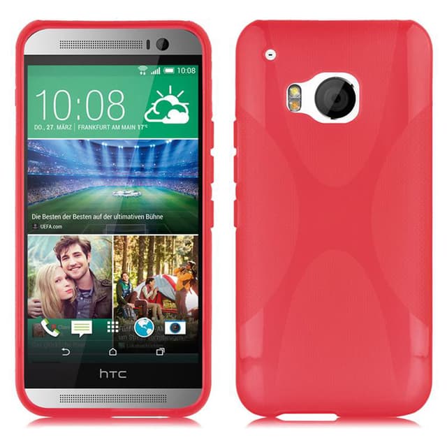 HTC ONE M9 Suojakuori Cover (Punainen)