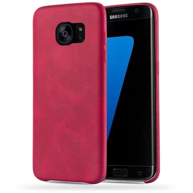 Samsung Galaxy S7 EDGE Skal Fodral Case (Röd)