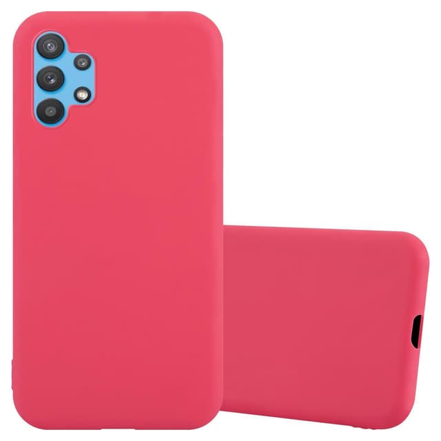 Deksel Samsung Galaxy A32 4G Silikon cover (rød)