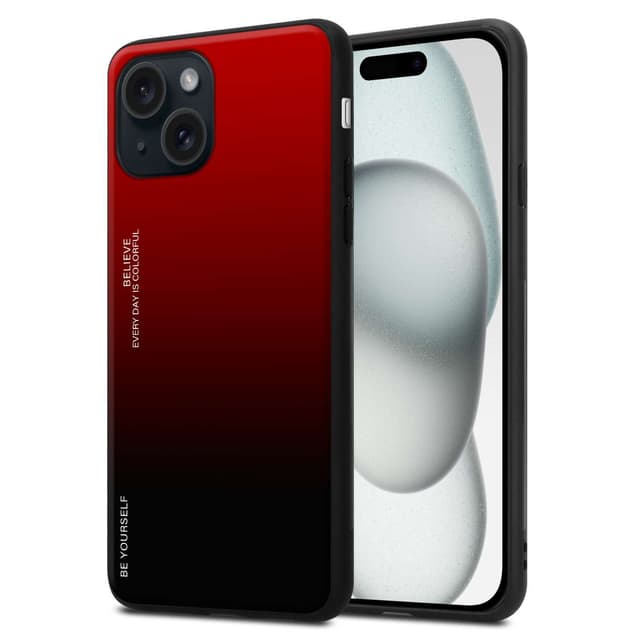 iPhone 15 PLUS Skal Fodral Case (Svart)