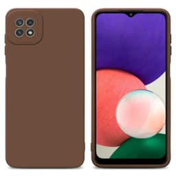 Samsung Galaxy A22 5G Suojakuori Kotelo (Ruskea)