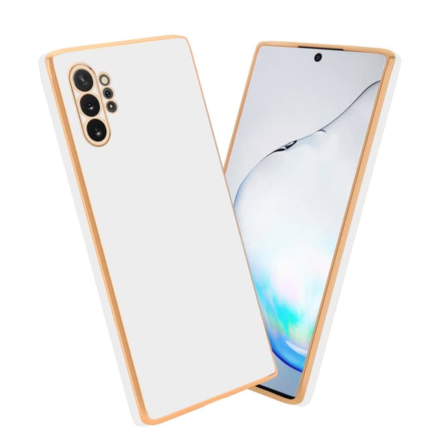 Samsung Galaxy NOTE 10 PLUS Skal Fodral Case (Vit)