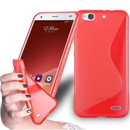 ZTE Blade S6 LUX Suojakuori Case Cover (Punainen)