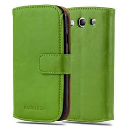 Samsung Galaxy S3 / S3 NEO Plånboksfodral Skal (Grön)