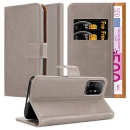 Oppo A94 5G lommebokdeksel etui (brun)