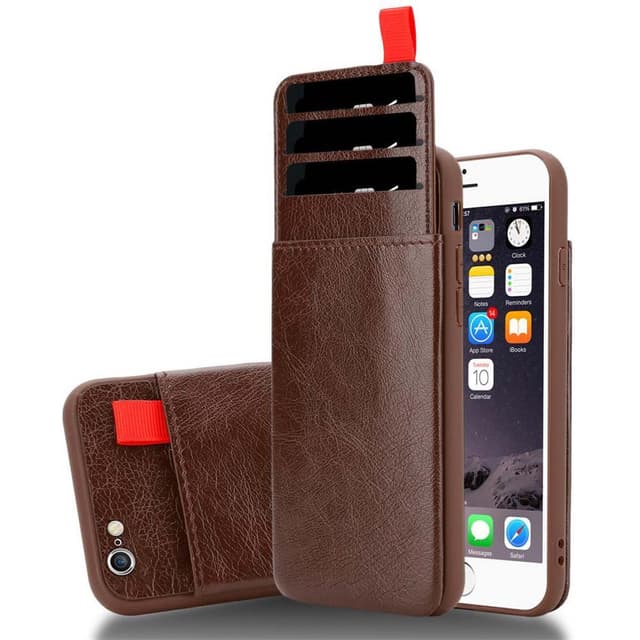 iPhone 6 / 6S Etui Case Cover (Brun)