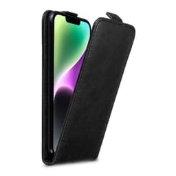 iPhone 14 Suojakuori Lompakkokotelo (Musta)