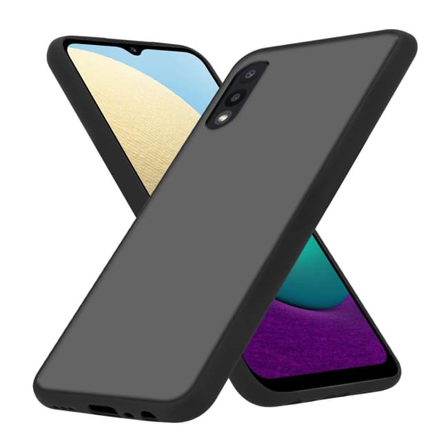Samsung Galaxy A02 / M02 Skal Fodral Case (Svart)