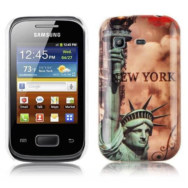 Samsung Galaxy POCKET Suojakuori Cover (Ruskea)