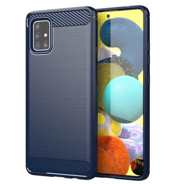 Samsung Galaxy A51 4G / M40s Skal Fodral Case (Blå)