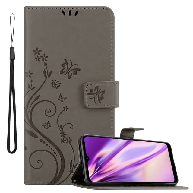 Motorola MOTO G10 / G30 Plånboksfodral Skal (Grå)