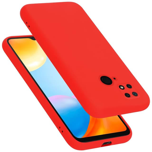Xiaomi RedMi 10C / POCO C40 Skal Fodral Case (Röd)