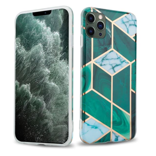 iPhone 12 PRO MAX Plånboksfodral Skal (Grön)