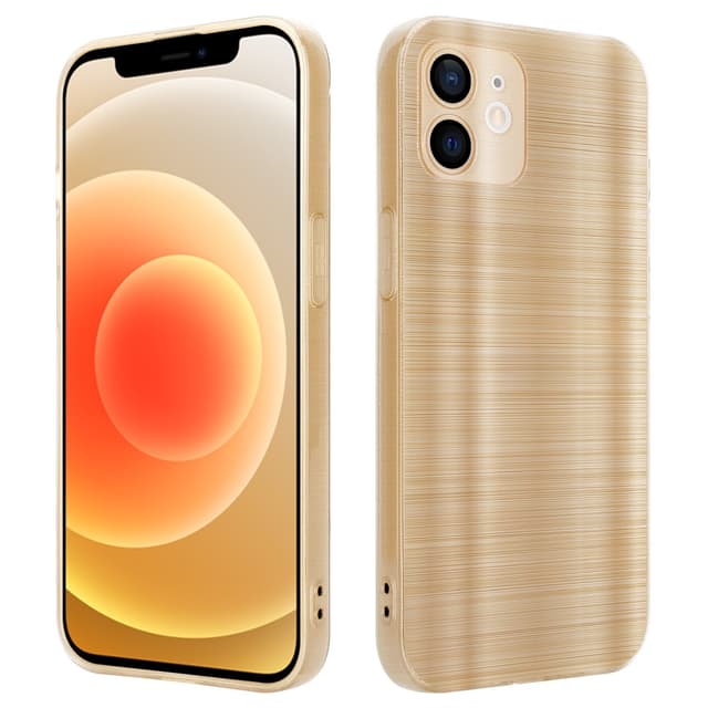 iPhone 12 Skal Fodral Case (Guld)