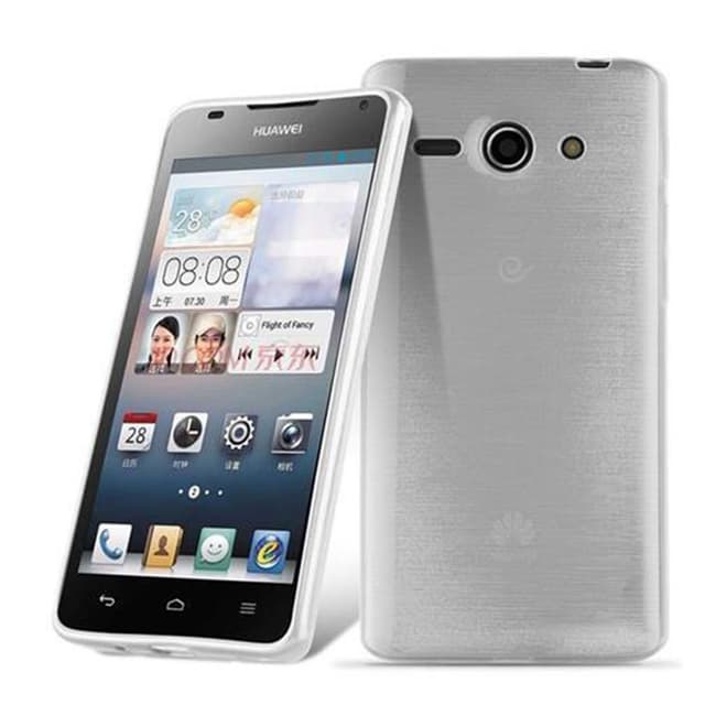 Huawei ASCEND G510 / G520 / G525 Cover Etui Case (Sølv)