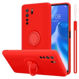 Huawei P40 LITE 5G / NOVA 7 SE Cover Etui Case (Rød)