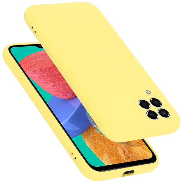 Samsung Galaxy M33 5G silikondeksel case (gul)