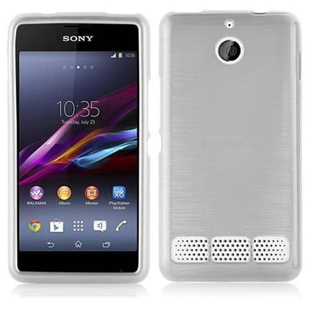 Sony Xperia E1 Skal Fodral Case (Silver)